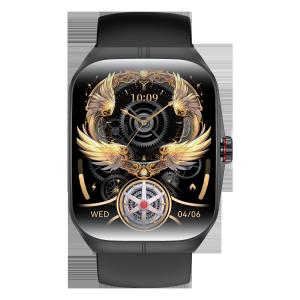 HK80 Smart Watch 1.95inch Amoled Men BT Voice Assistant Health Monitoring