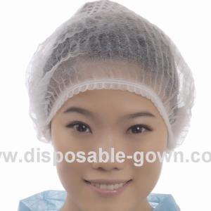 China Single Use Medical Bouffant Caps With Double Non Irritating Elastic on sale