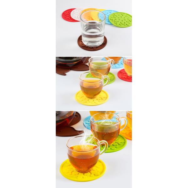 Heat Insulation Diameter 9cm Silicone Cup Holder