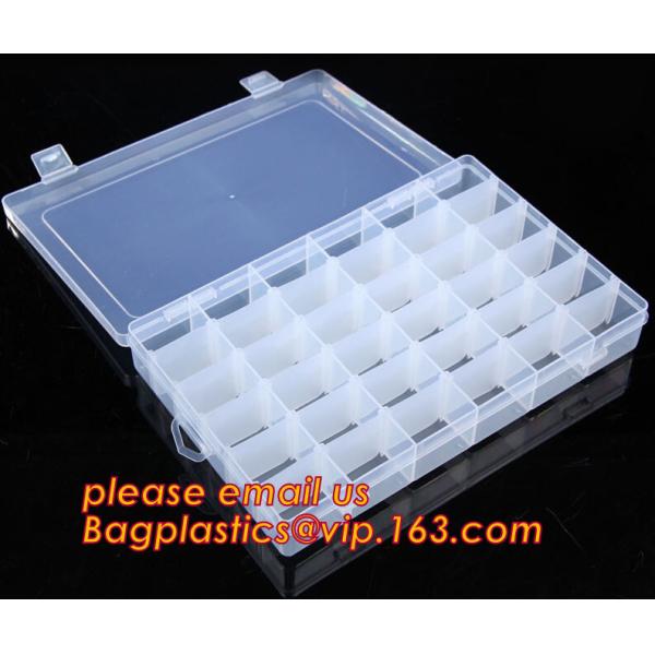 Adjustable Plastic Storage Box For Nail Art Design Decoration, Creative multi
