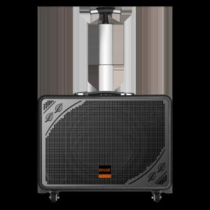 Wood Rechargeable Trolley Speaker With Bluetooth USB TF AUX In