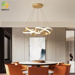 78 Watt LED Modern Ring Chandelier Dimmable Integrated