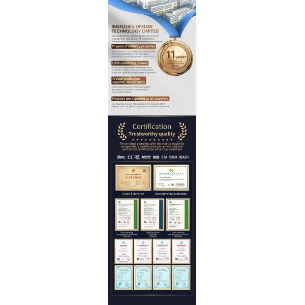 Qcalcomm Chip QCC2072 High Speed WIFI 7 Module Tri-Band 2.4GHz/5.8/6GHz 5.8Gbps Wifi Modules