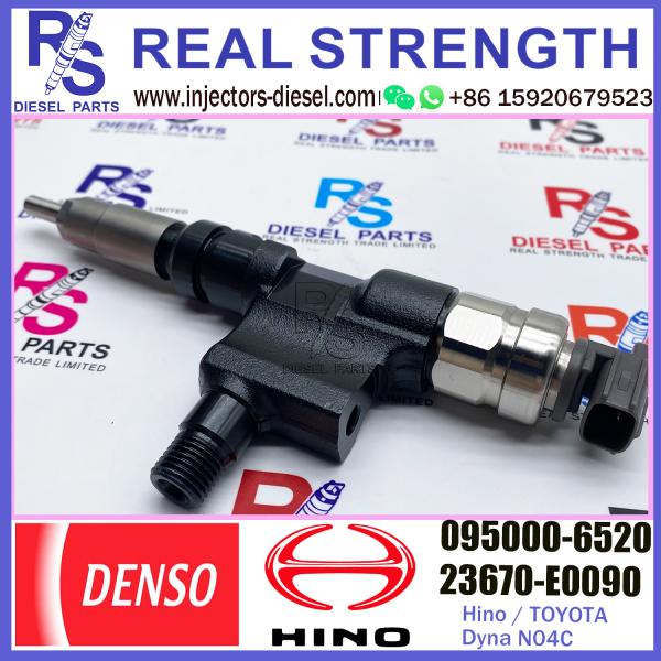 Diesel Fuel Injector 095000-6520 23670-E0090 For HINO/TOYOTA Dyna N04C