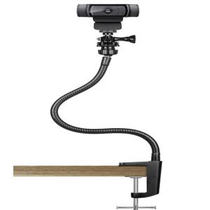 Camera Desk Lamp Gooseneck Clamp Bracket Flexible Bulb Holder 441g