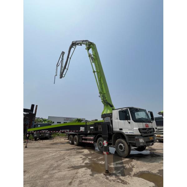 Used Zoomlion Boom Pump Refurbished 52m Concrete Pump Truck with Feeding Height