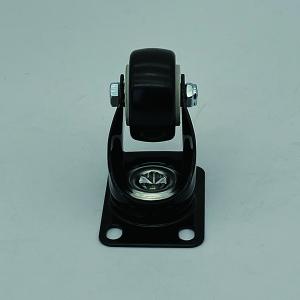 Polyurethane Swivel Plate Caster Wheels No Noise 1.5 Inch