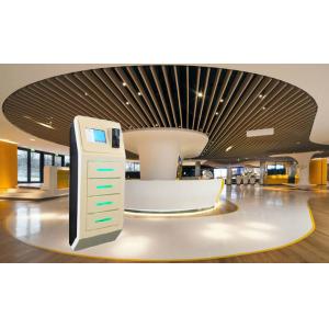 Library Indoor Model Cell Phone Charging Lockers , Mobile Charging Station For