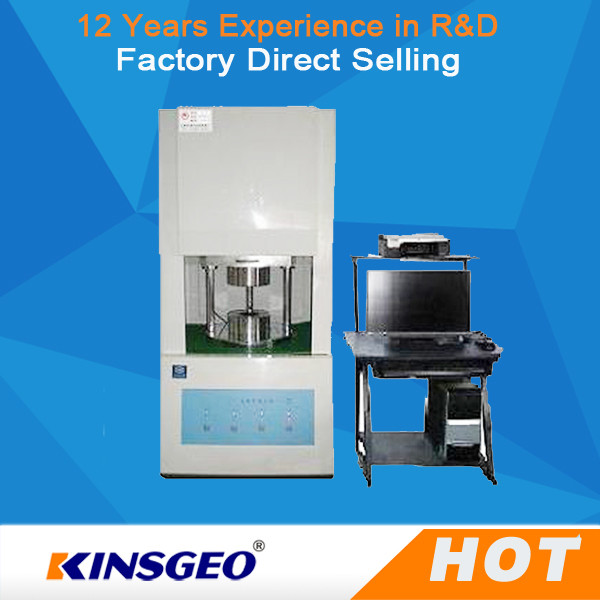 Quality 0N.m - 5N.m 220V No Rotor Rheometer Rubber Testing Machine For Rubber Abrasion Test with One Year Warranty for sale