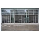 China Rapid Response Transparent Garage Door Modern Aluminum Doors Acrylic glass Low Price Residential Electric Automatic for sale