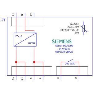 6EP1334-2BA20 Siemens SITOP PSU100S 24V 10A Stabilized Power Supply Send Inquiry