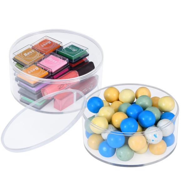 Acrylic round Display Box for Stylishly Showcasing Your Items