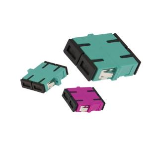 Multi Mode Network SC UPC Adapter Duplex Multi Mode Flanged