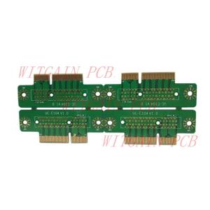 6 Layer Circuit Board Gold Fingers 1.6MM Material FR4 S3116 1.6MM Thickness