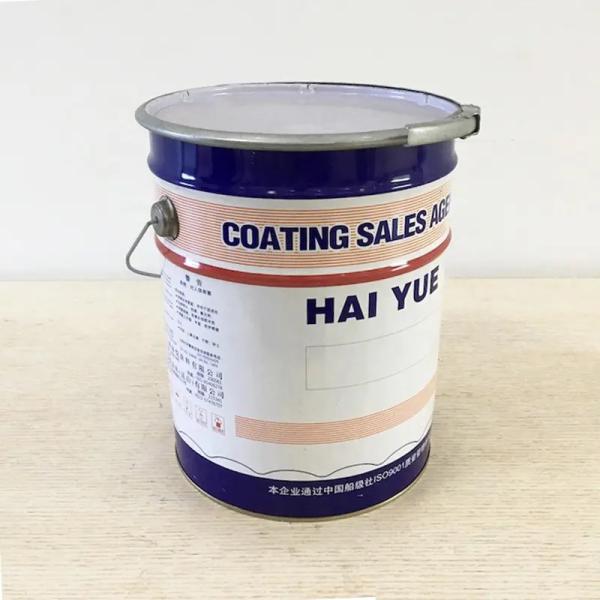 Round Metal Handle Tinplate Pails / Metal Buckets With Smooth Surface Lever Lock