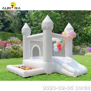 Wholesale Water Bounce House Inflatable Wedding Bouncy Castle White With Ball Pit from china suppliers