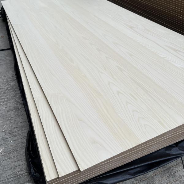 Wholesale A/AA Natural White Ash Wood Veneer0.45mm Mountain Grain Ash Veneer Sheets with Free Samples