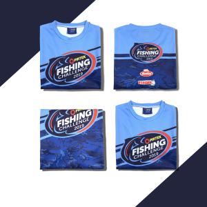 Quick Dry Performance Polyester Fabrics Custom Long Sleeve Sublimation Fishing