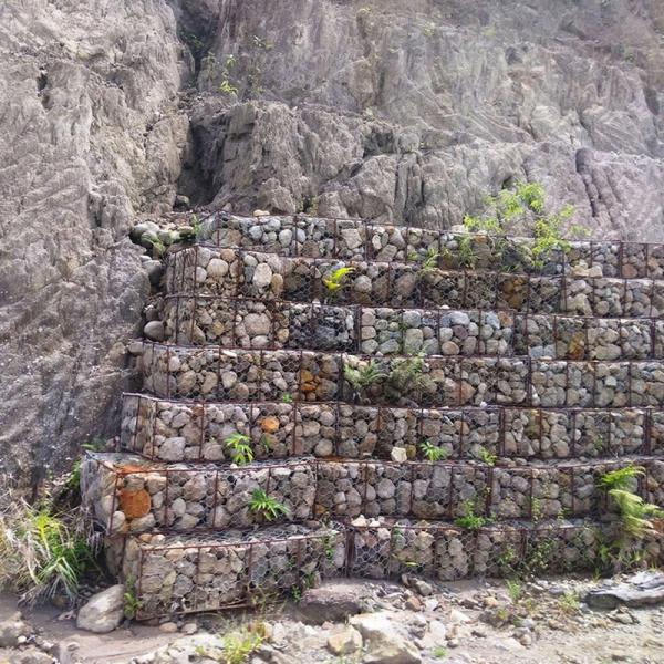 Double Twisted Gabion Basket Coastal Erosion Control Saltwater Resistance Heavy