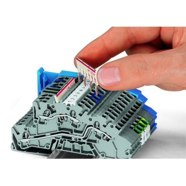 WAGO Din Rail Mounted Terminal Blocks For Multi Layer Electrical Installation