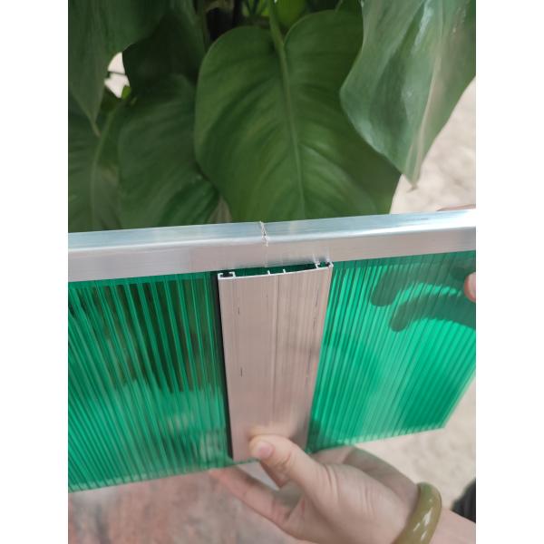 Quality Customized Aluminum H Profile Waterproof For Polycarbonate Sheet for sale
