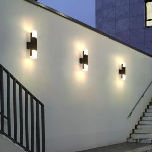 Nordic waterproof surface wall lamp modern minimalist led building lamp outside