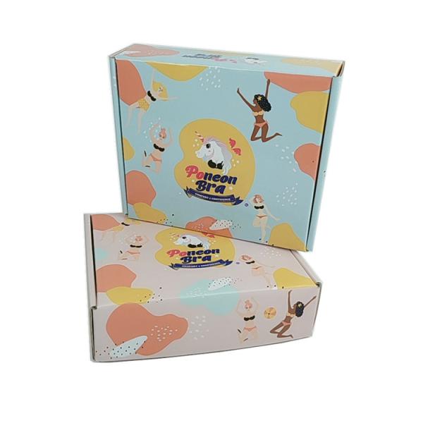 Ultraportable Cosmetic Packaging Paper Box , Foldable Corrugated Sweet Box