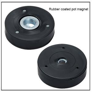 Wholesale rubber-coated component magnets base with internal thread from china suppliers