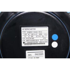 Yaskawa SGMDH-12A2A-YR14 AC SERVO MOTOR 7.3A 1150W 2000RPM NEW