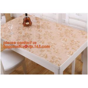 Custom transparent tablecloth soft plastic tablecloth waterproof and oil proof,