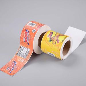 Private LOGO Adhesive Direct Thermal Paper Custom Printing Stickers