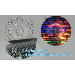foil lenticular hologram void sticker label,warranty seal sticker security void