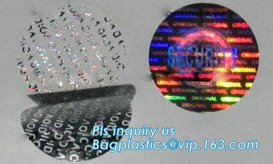 foil lenticular hologram void sticker label,warranty seal sticker security void