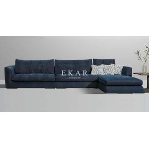 Contemporary Modern Design Fabric Corner L Shaped Sectional Sofa AW-1708