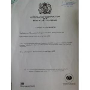 Baoding Junyang Import & Export Co., Ltd Certifications