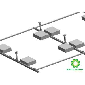 Complete Ballasted Solar Mounting Systems Structure Aluminum Solar Panel Frame