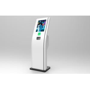 Free Standing Large Screen Panel PC Information Health Kiosk With IR Touch