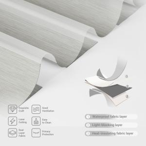 Polyester partment Window Special Technology Blackout Zebra Roller Blind Fabric