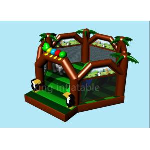 6x6m Pvc Tarpaulin Bounceland Inflatable Party Castle Bounce House