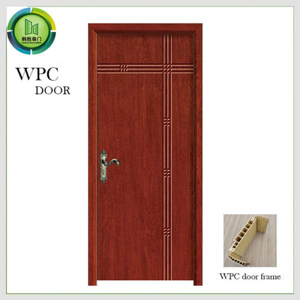 Quality Home Design WPC Plain Door Termite Proof Moisture Resistant Hotel Use for sale