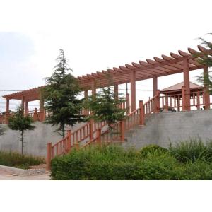 Wholesale Real Wood Colors Garden Composite Wood Pergola With Real Estate Type from china suppliers