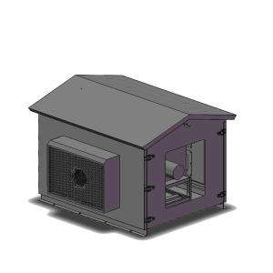 Air Conditioning Durable Projector Housing for Long-lasting Cooling