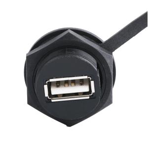 USB 2.0 A Female Connector With Shield And Cap To USB 2.0 A Usb Cables Made To