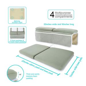 Neoprene Baby Bath Kneeler Elbow Rest Pad Set For Knee / Arm Support Bathtub