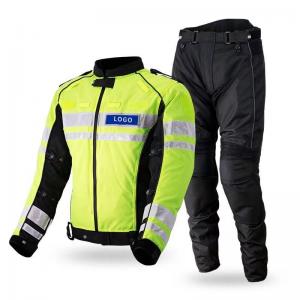 China Police Hi Viz Motorcycle Jacket Uniform Men Unisex Outdoor Cycling on sale