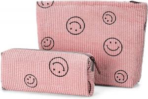 Wholesale Shockproof Soft Cosmetic Bags For Women Travel Pink Small Make Up Brush Pouch from china suppliers