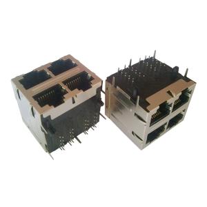 Integrated Magnetics 2x2 RJ45 750 Mating Cycles 7.7Kg Retention Strength