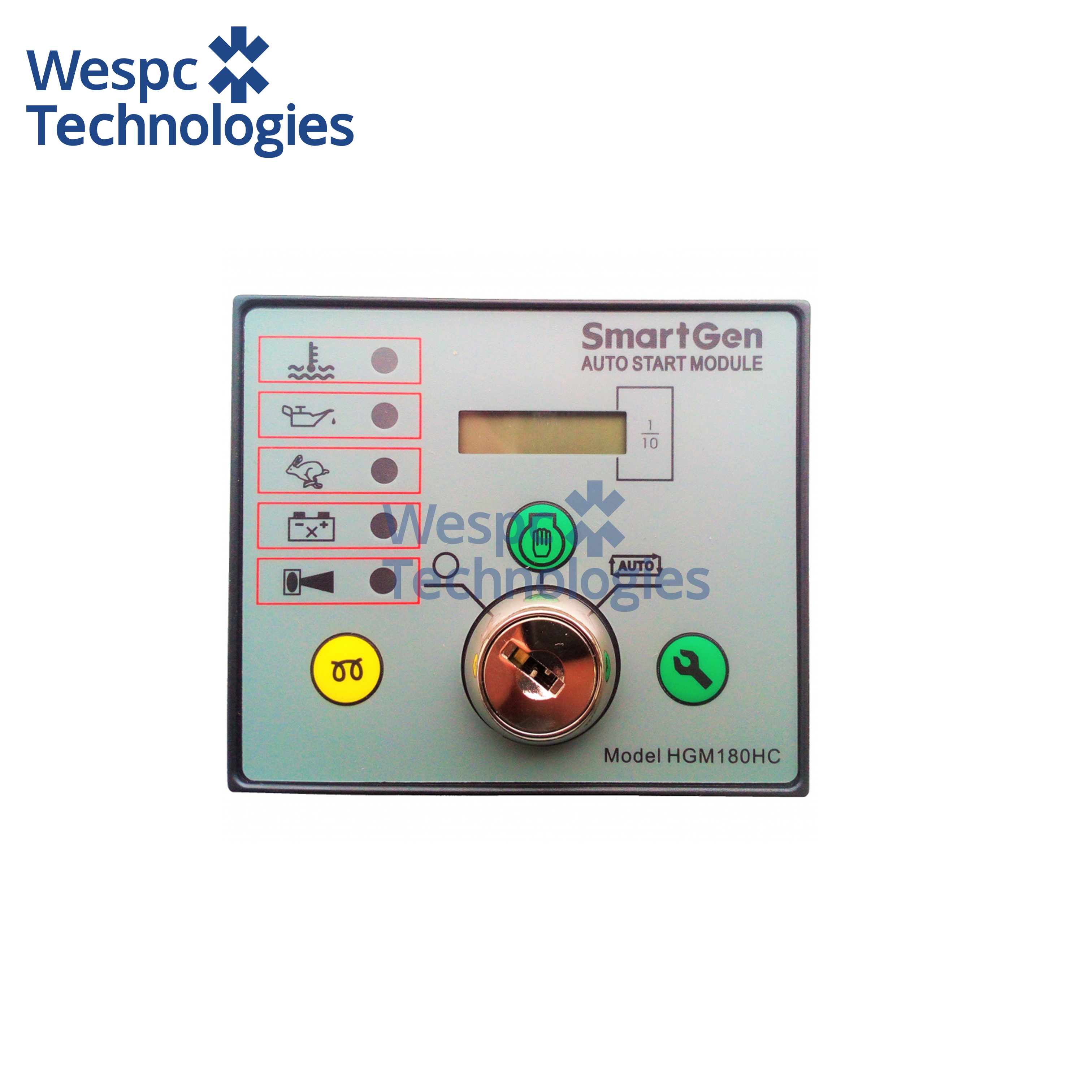 WESPC Original Smartgen HGM180HC Start Engine Generator Controller Control Panel