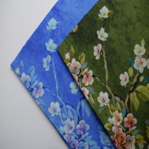 Modern Polyester Cotton Fabrics Ramie Cotton Silk Printed Fabric