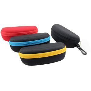 Wholesale classical eva zipper sunglasses cases with clip from china suppliers